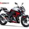 Decal Stiker Z 250 WHITE RED MONSTER